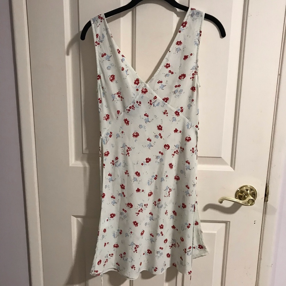 Realisation silk mini dress